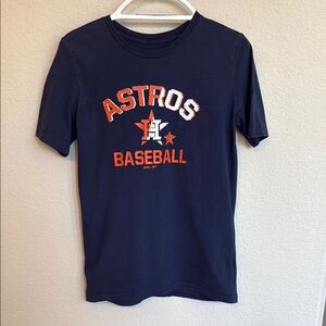 Houston Astros Boys Navy Baseball T-Shirt